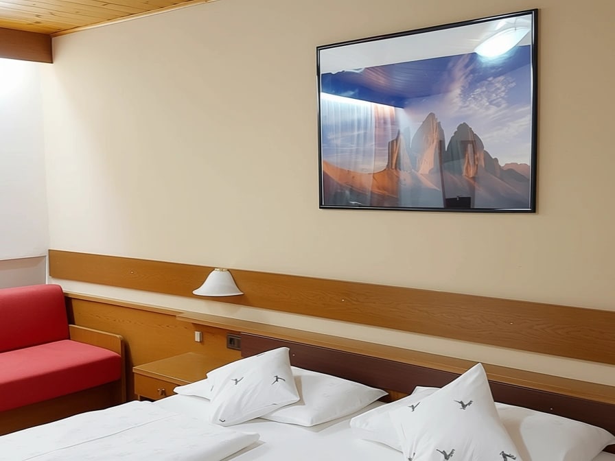 Doppelzimmer mit Balkon